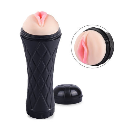 Мастурбация TPE ABS реалистическая мужская забавляется 24cm устное Vaginalle