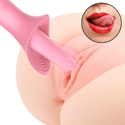 Двойной секс меда стимулированием 5.9inch забавляется язык высасывателя 10 частот
