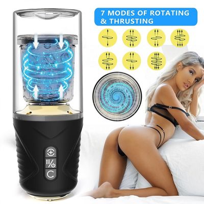Чашка мастурбации вибромашины 300rpm чашки всасывания ABS TPE для людей
