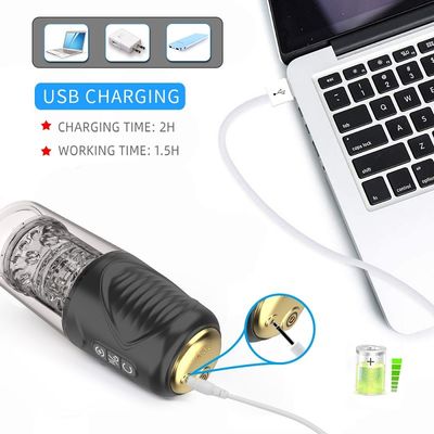 Чашка мастурбации вибромашины 300rpm чашки всасывания ABS TPE для людей