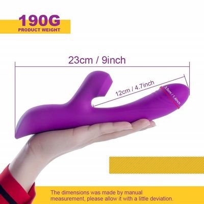 10 дизайн Massager 23.7cm фаллоимитатора Multifunctions скорости электрический сосать молчаливый