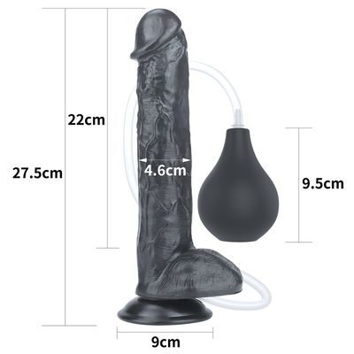 11 мастурбация фаллоимитатора дюйма 22cm реалистическая Ejaculating водоустойчивая