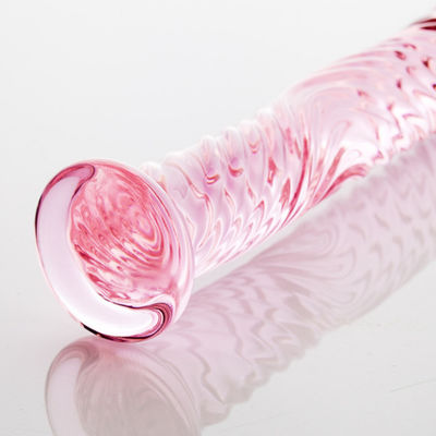 фаллоимитатор игрушки секса 17cm огромный Кристл стеклянный искусственный никакой CE запаха не одобрил