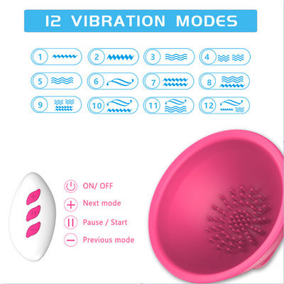 Секс женщин Massager насоса груди забавляется 12 аттестованного режима ROHS