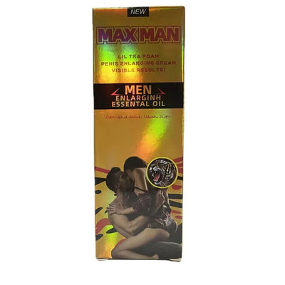 Увеличение 50ml пениса эфирного масла золотого человека MAXMAN увеличивая